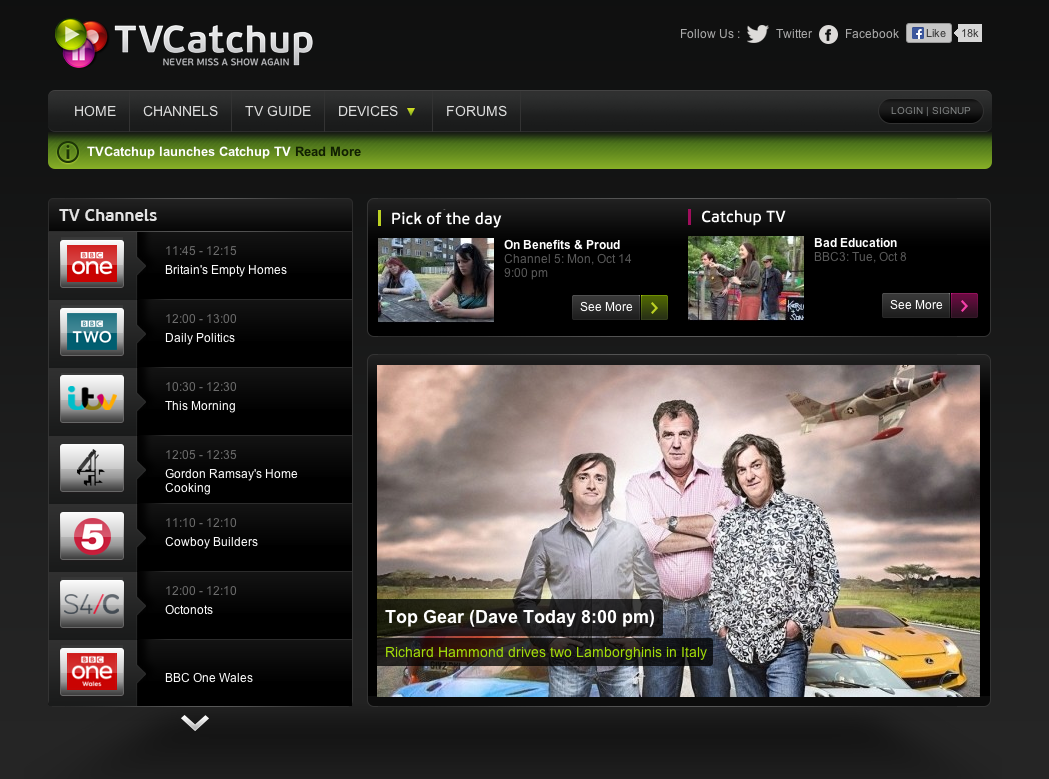 More tv channels. Catch up TV. Catch-up TV channels. NETUP catchup TV. TV News screenshot.