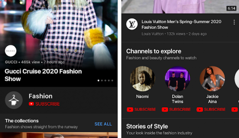 YouTube launches new fashion destination